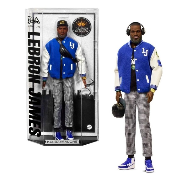 New, Bent Hat, Box Flaws: Barbie Signature LeBron James Kenbassadors Doll HRM33 - Picture 1 of 8